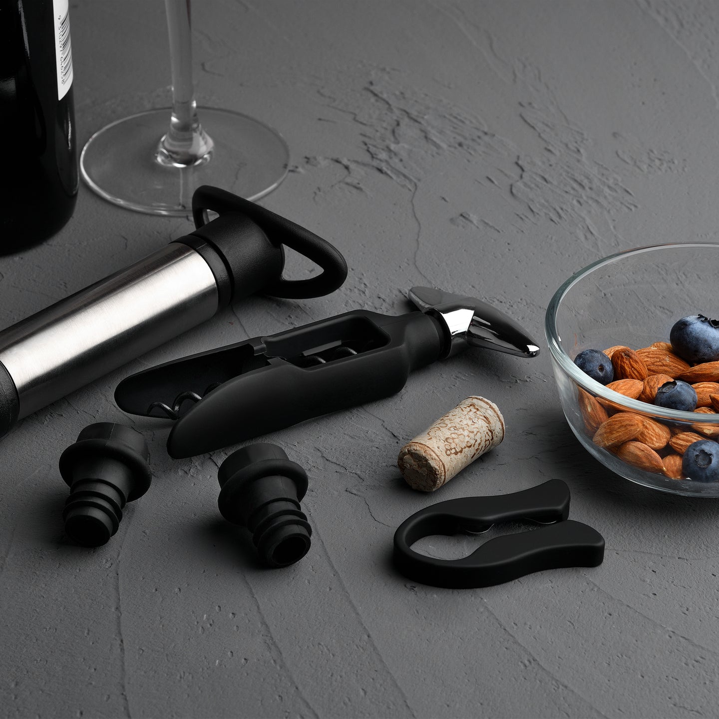 Set Sacacorchos de mesa screwpull y accesorios MasterPRO (2)